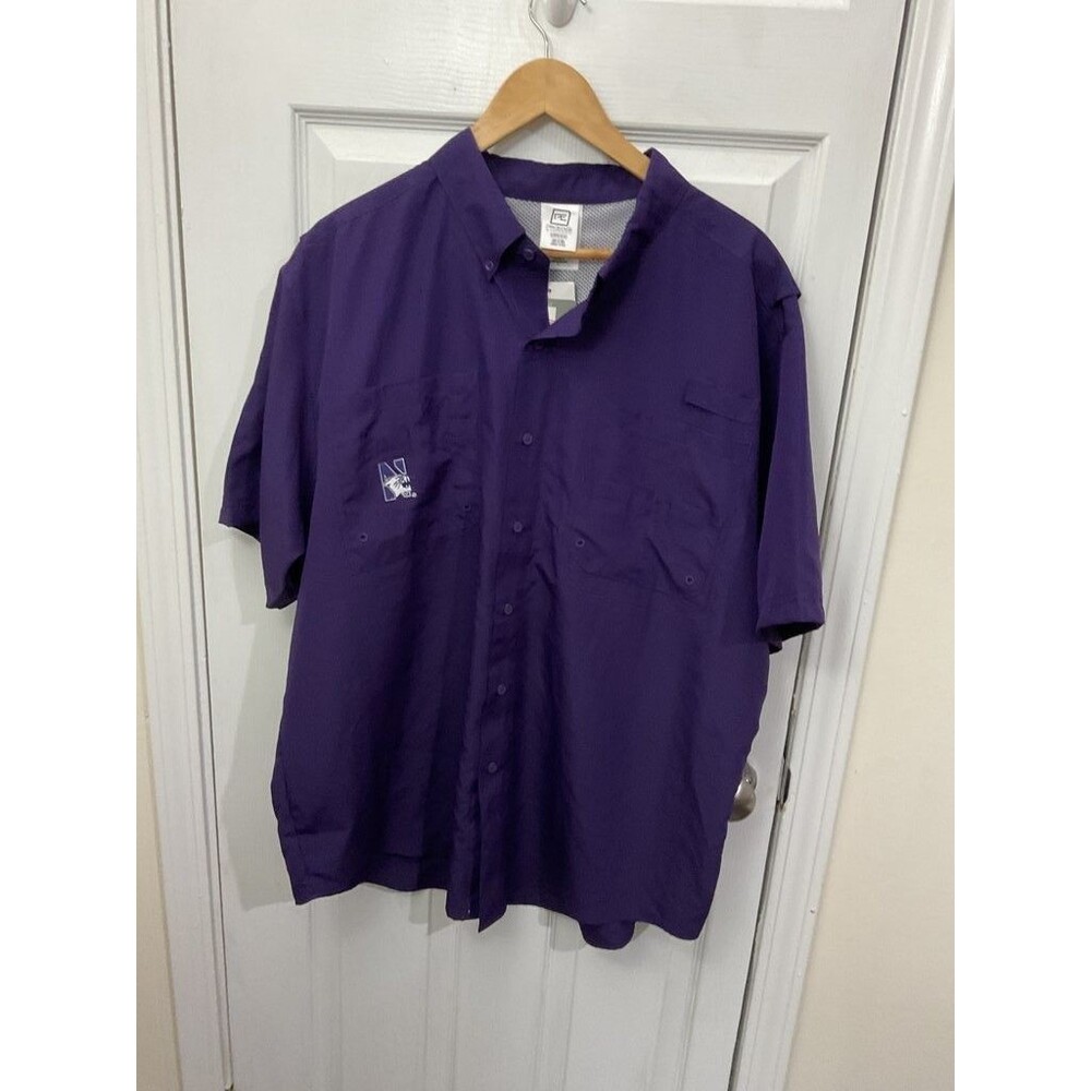 Proedge by Knights Apparel Wildcats Purple Button-Up Shirt